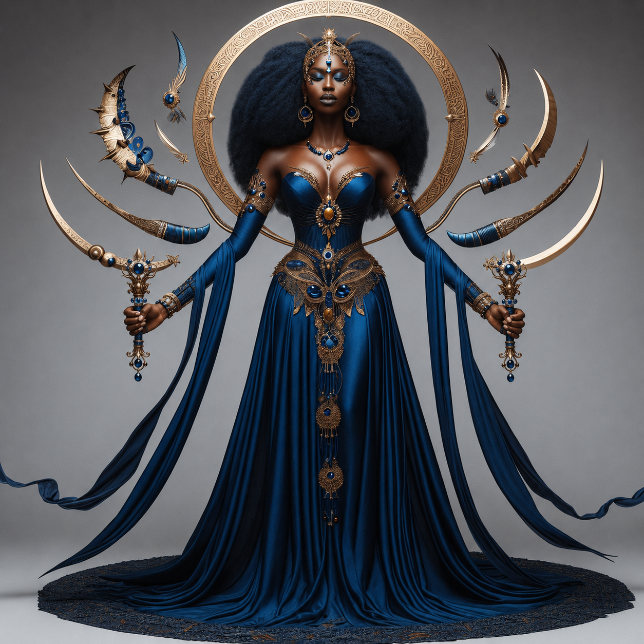 Midnight Empress lll — The Silent Throne Canvas