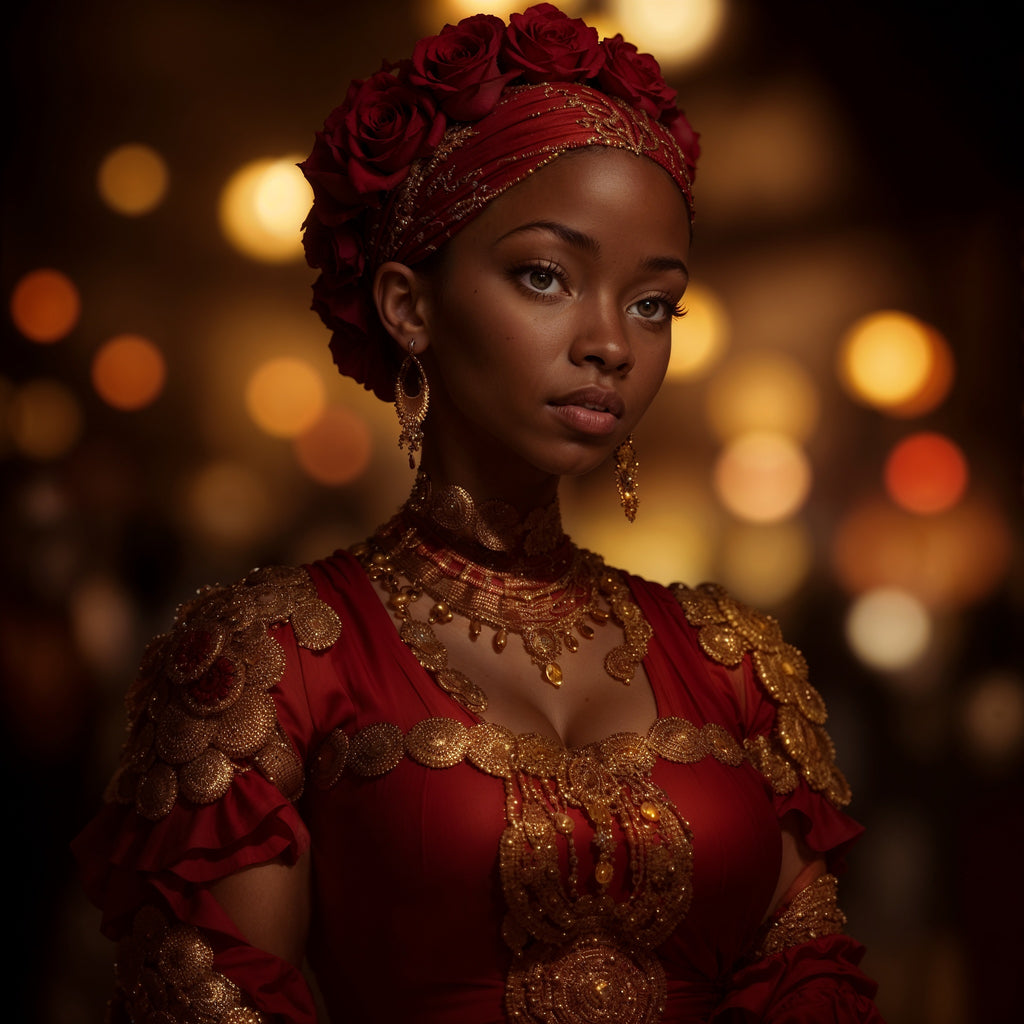 Oya II — Queen of the Sacred Wind Metal prints