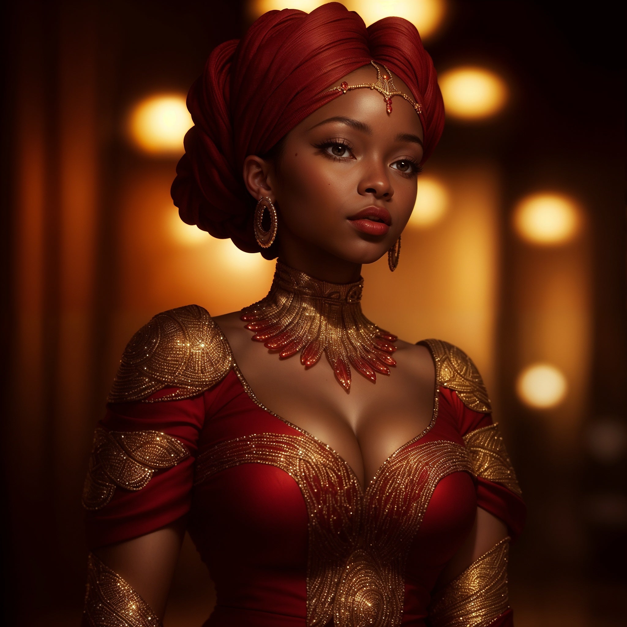 Oya III — The Crimson Empress Canvas