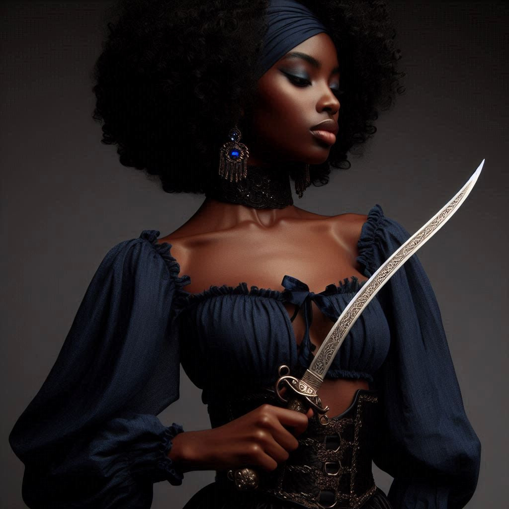 Midnight Empress ll — Sapphire Dominion Canvas