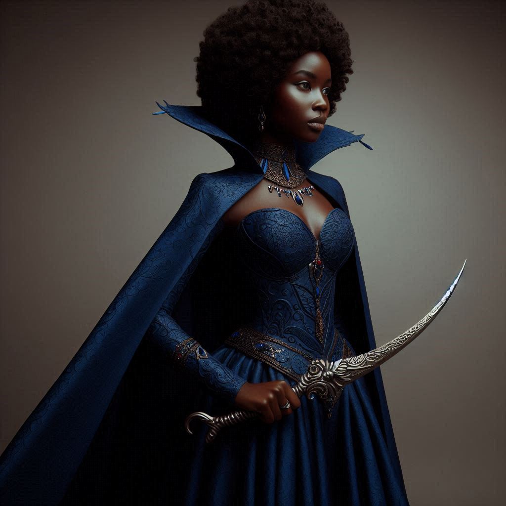 Midnight Empress l — Sovereign of Shadows Canvas