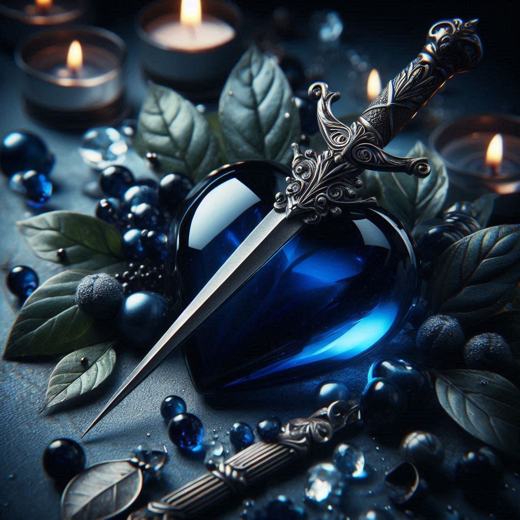 Midnight Empress Vll — The Sapphire Blade Canvas
