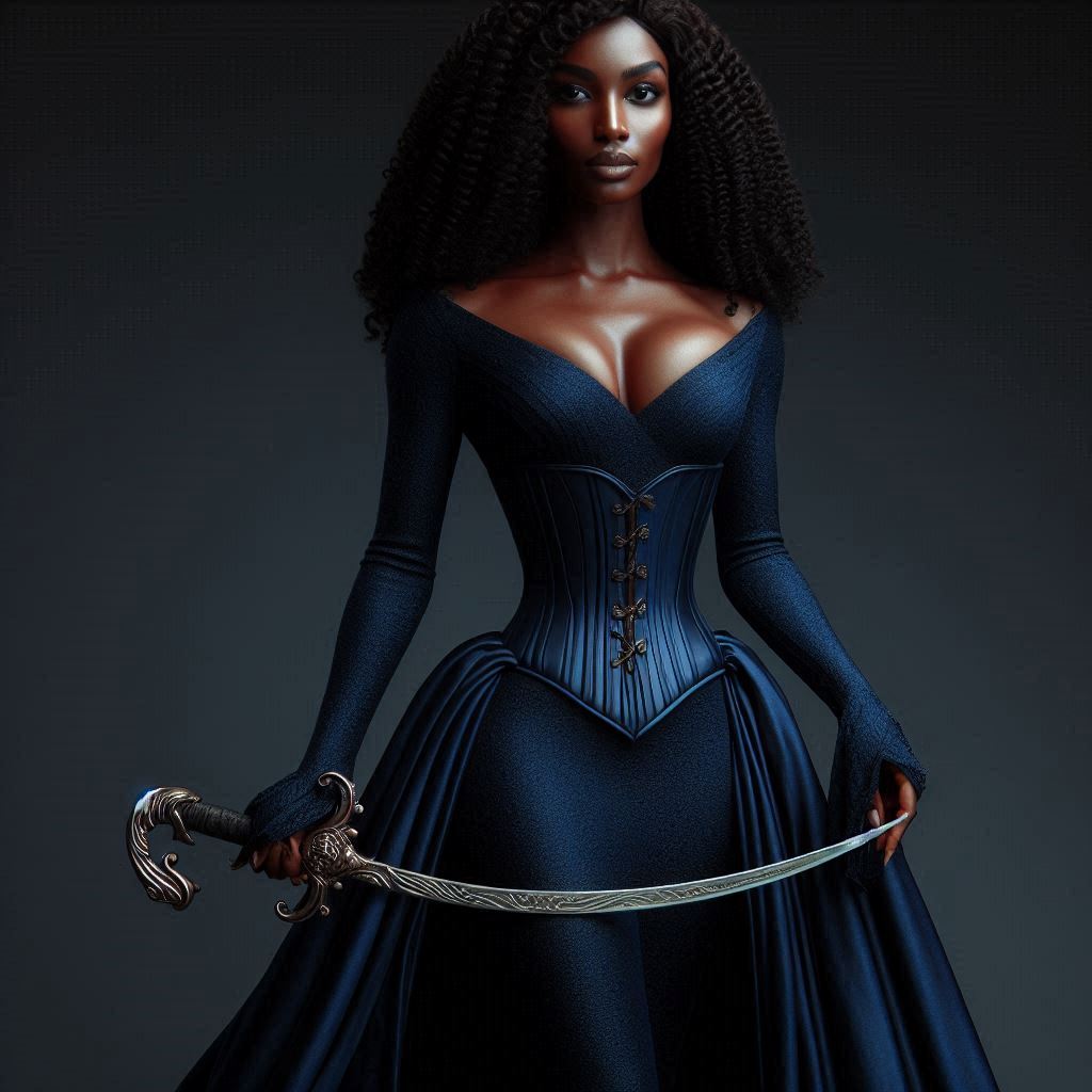 Midnight Empress Vlll— Queen of the Imperial Night Canvas